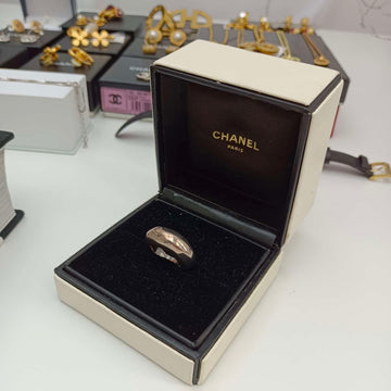 Chanel Vintage Sterling Silver Ring - Size 51 - Grade A