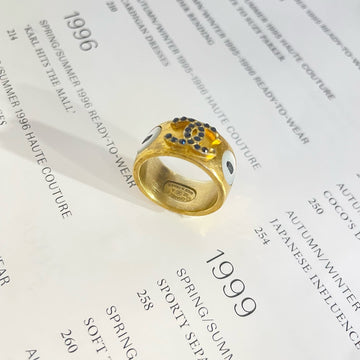 Chanel Gold-Plated Ring - Size 2cm (Diameter) - Model 02A - Grade A