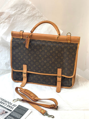 Louis Vuitton Monogram Reverse Double-Sided Safari Bag - VX1920 45×41cm - B-Grade