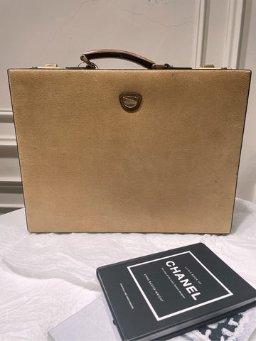 Gucci Brown Calfskin Suitcase - 41.5cm × 31cm (No Serial Number)-B-Grade
