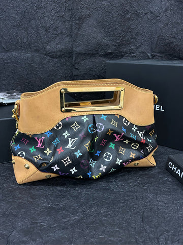 Louis Vuitton/LV Black Multicolor Judy Bag Model: TR3141 37cm × 22cm Grade A