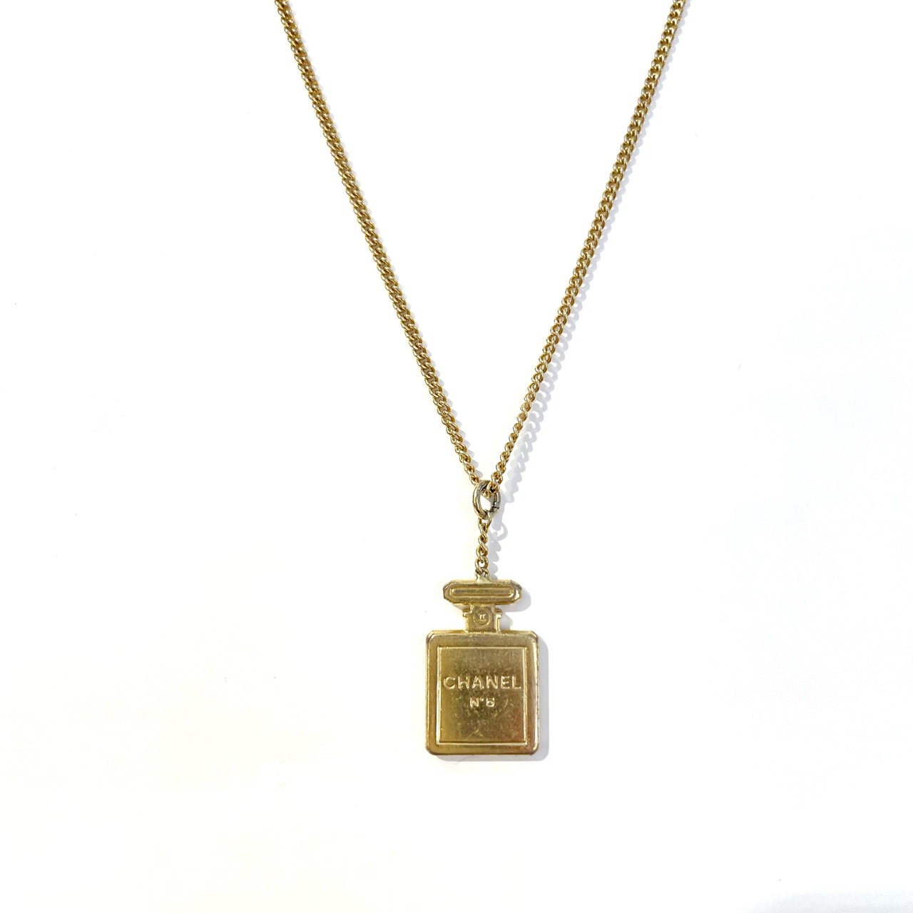 Chanel Gold Perfume Bottle Bracelet - 18.5cm - Grade A - Gold-Plated