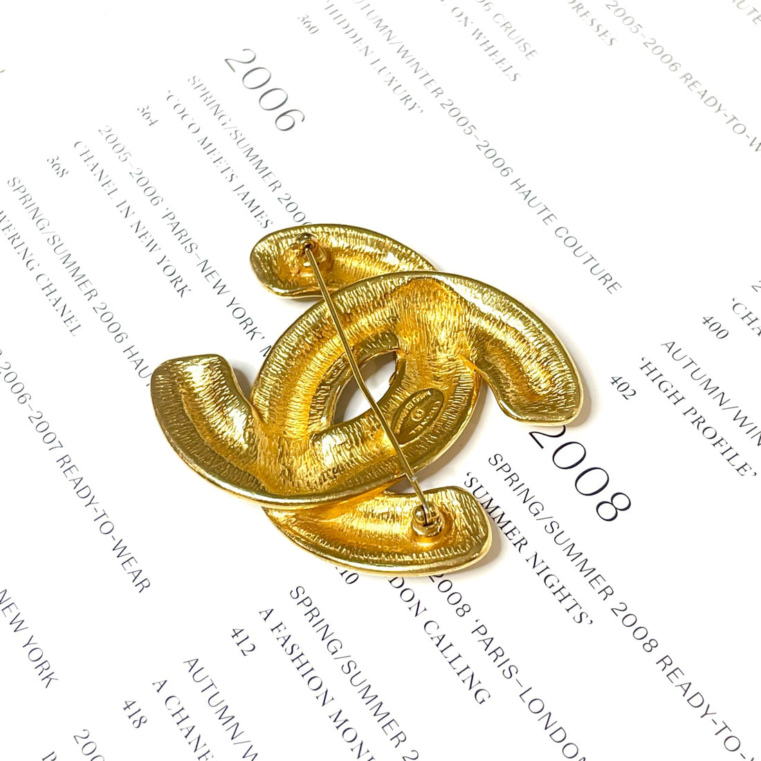 Chanel Large Bird Brooch - 5.5x4.5cm - 1990s- Gold-Plated - Grade A