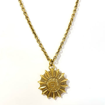 Chanel Vintage Sun Medallion Pendant Necklace