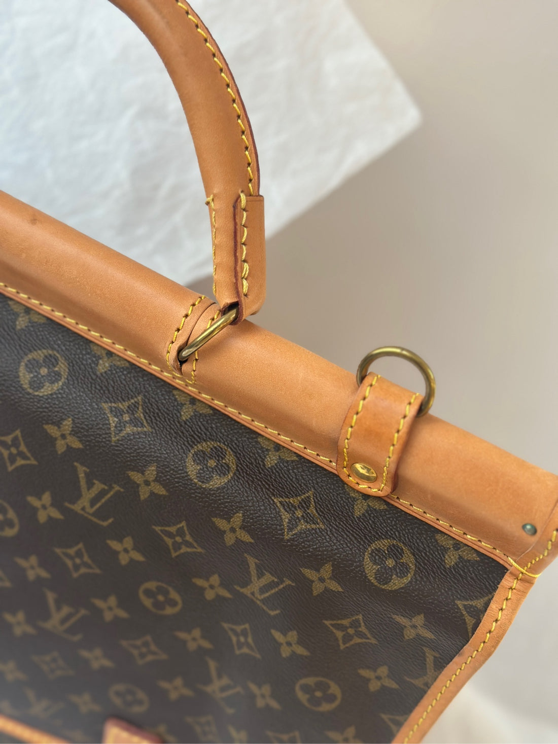 Louis Vuitton Monogram Reverse Double-Sided Safari Bag - VX1920 45×41cm - B-Grade
