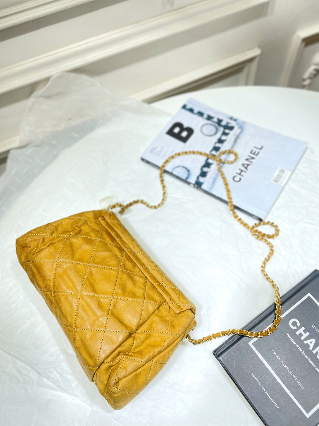 Chanel Gold-Brown Calfskin Classic Flap Shoulder Bag - 25×14cm - A-Grade (Serial 17445655)