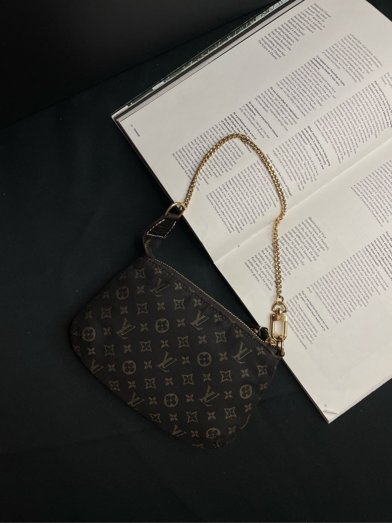 Louis Vuitton Denim Mini Pochette Accessoires - 18×12cm - Date Code DU5019 - B-Grade