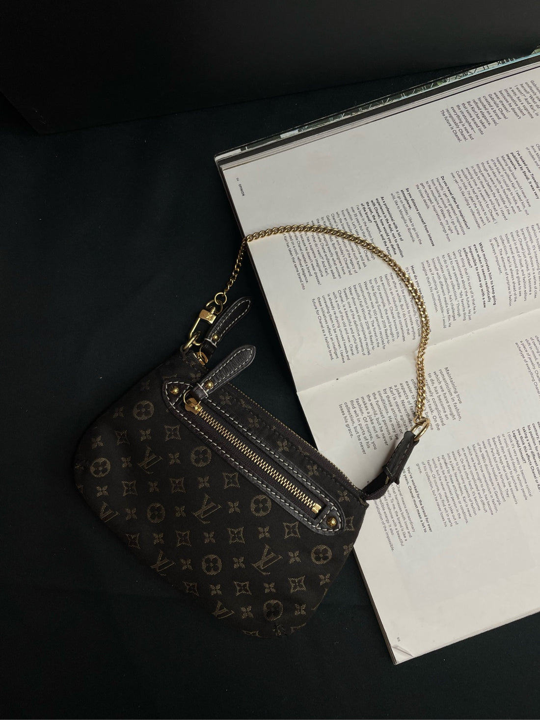 Louis Vuitton Denim Mini Pochette Accessoires - 18×12cm - Date Code DU5019 - B-Grade