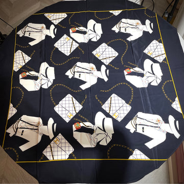 Chanel Vintage 1990s Silk Scarf 88×88cm (Grade A)