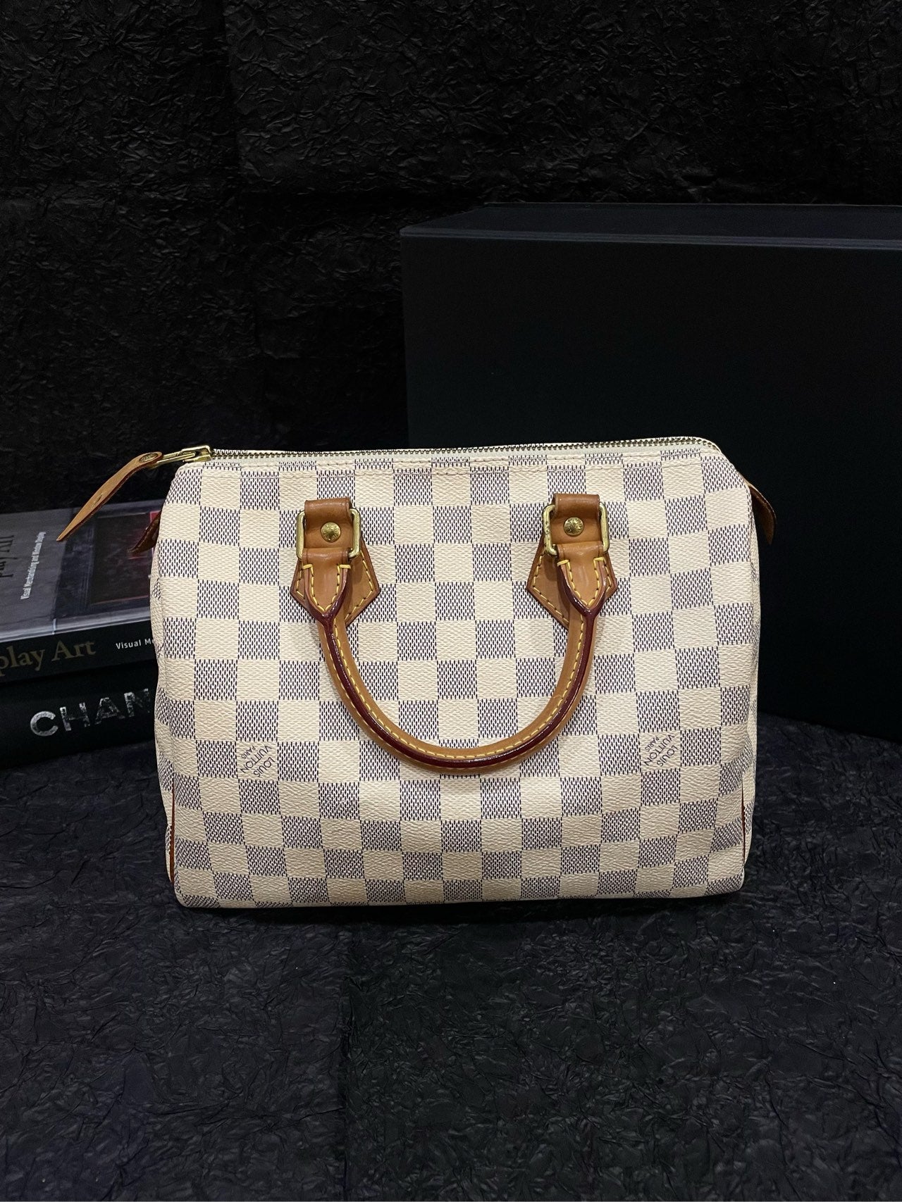 Louis Vuitton Damier Azur Speedy 25 - MB2183 - 25×19cm - A-Grade