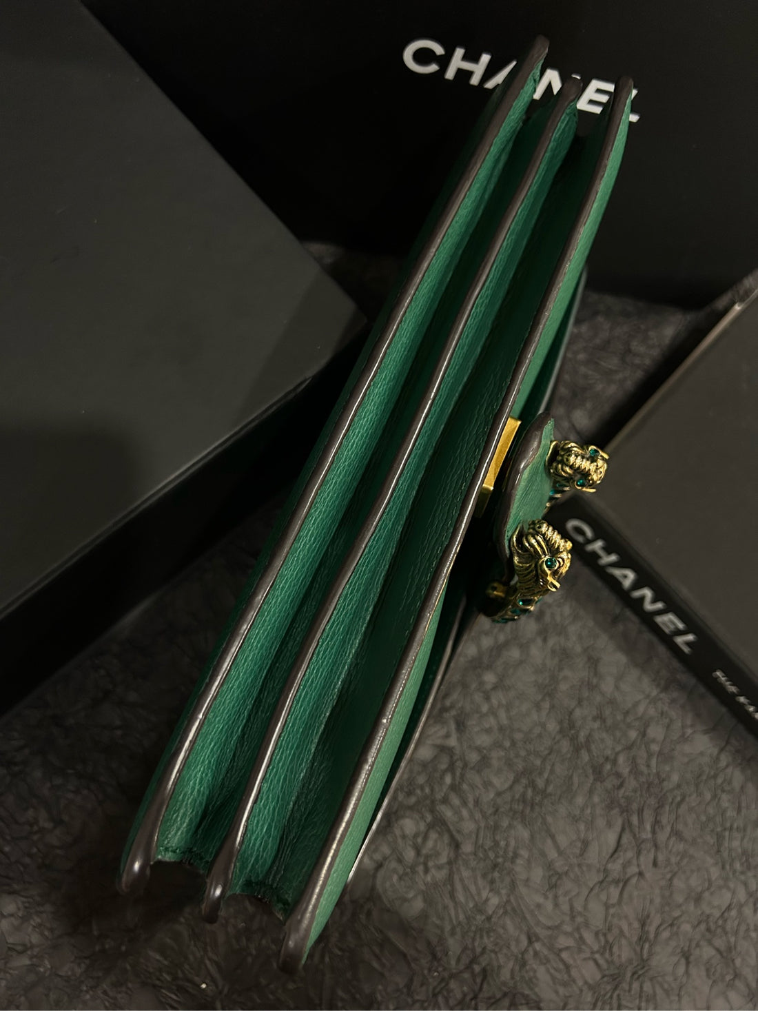 Gucci Green Crystal Dionysus Medium Bag 28cm×19cm Grade A 400249493075